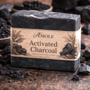 Activated Charcoal Detox Soap | Handmade in California | Amole Soap